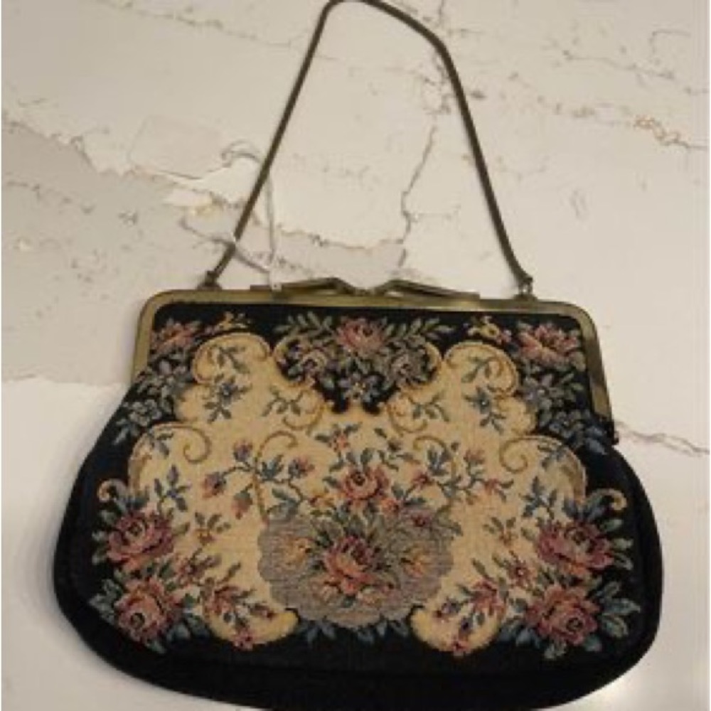 Vintage Tapestry purse made in Western expressly for Jordan Marsh